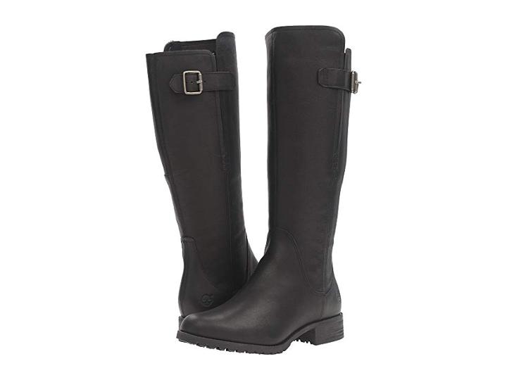 Timberland Banfield Tall Waterproof Boot (black Full Grain) Women's Waterproof Boots
