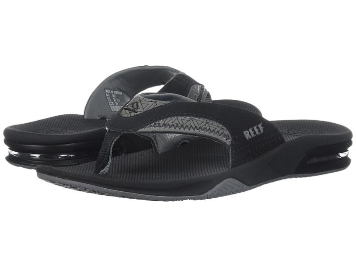 Reef Fanning Prints (black Triangle) Men's Sandals