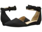 Cl By Laundry Sonje (black Smooth Nubuck) Women's Dress Flat Shoes