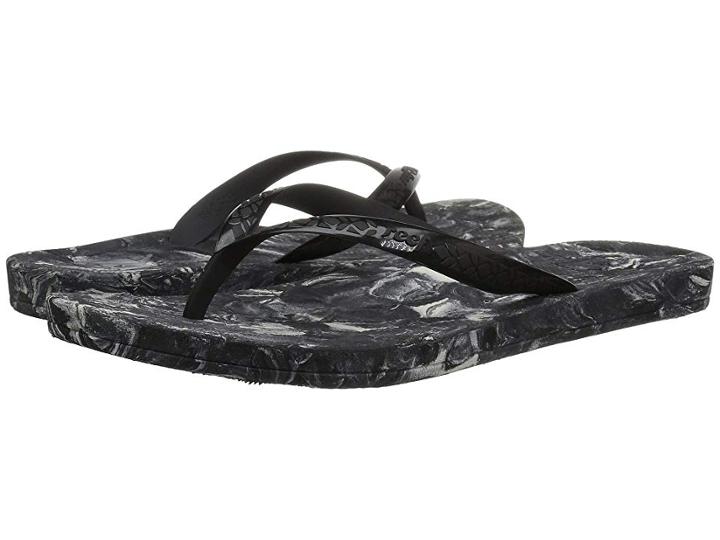Reef Escape Lux + Swirl (black/white) Women's Sandals