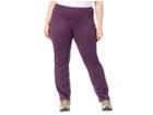 White Sierra Plus Size Power Pants (deep Purple) Women's Casual Pants
