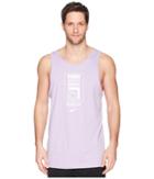 Puma Logo Tower Tank Top (purple Rose) Men's Sleeveless