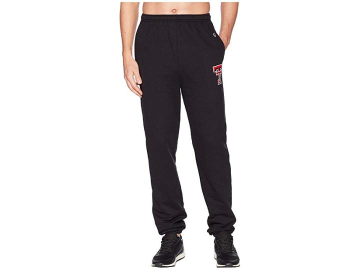 Champion College Texas Tech Red Raiders Eco(r) Powerblend(r) Banded Pants (black) Men's Casual Pants