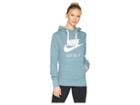 Nike Sportswear Gym Vintage Hbr Hoodie (celestial Teal/sail) Women's Sweatshirt