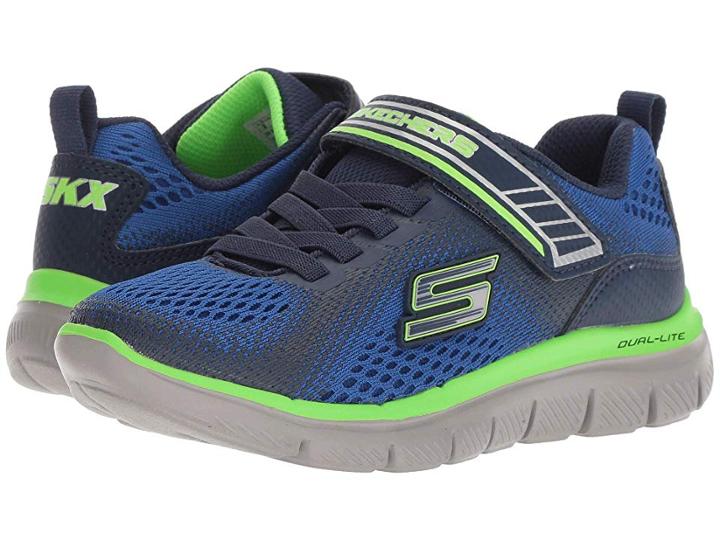 Skechers Kids Flex Advantage 2.0 97499l (little Kid/big Kid) (blue/navy) Boy's Shoes