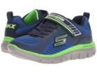 Skechers Kids Flex Advantage 2.0 97499l (little Kid/big Kid) (blue/navy) Boy's Shoes