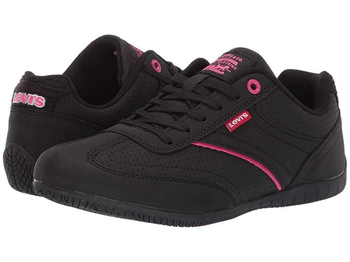 Levi's(r) Shoes Melina Perf Ul (black Mono/fuchsia) Women's Shoes