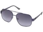 Guess Gf5047 (shiny Navy/smoke Gradient Lens) Fashion Sunglasses