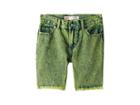 Levi's(r) Kids 511 Slim Fit Overdyed Color Denim Shorts (toddler) (green Glow) Boy's Shorts