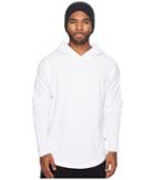 Publish Kamden Midweight Drop Shoulder Knit Hoodie (white) Men's Sweatshirt