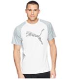 Puma Vent Cat Tee (puma White) Men's T Shirt