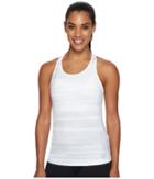 Adidas Advantage Tank Top (white/grey/clear Onix) Women's Sleeveless