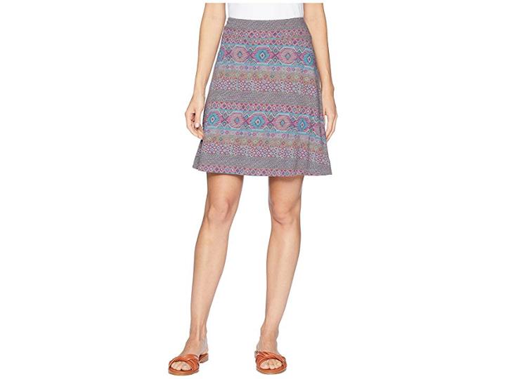 Fresh Produce Stamped Geo Marina Skirt (portobello) Women's Skirt