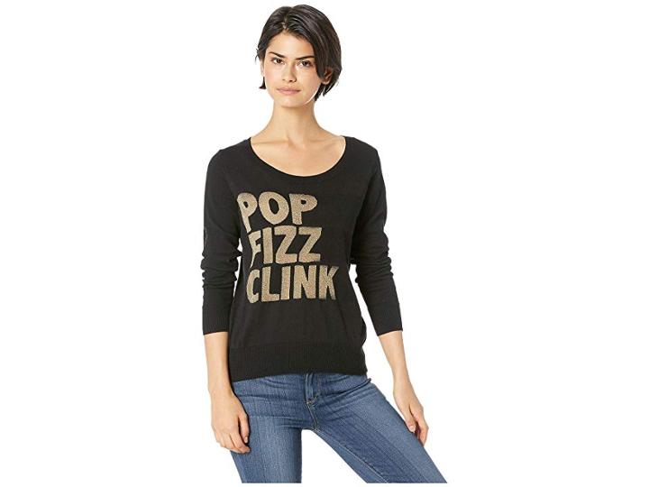 Chaser Long Sleeve Crew Neck Pullover (black) Women's Long Sleeve Pullover