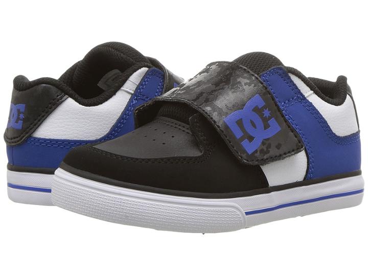 Dc Kids Pure V Ii (toddler) (black/blue/white) Boys Shoes