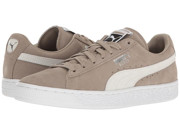 Puma Suede Classic + (vintage Khaki/puma White) Men's Shoes