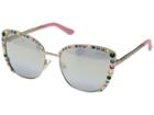 Guess Gu7586 (gold/brown Mirror) Fashion Sunglasses