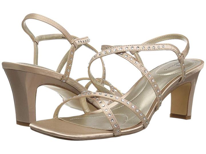 Bandolino Ota (natural Fabric) Women's Sling Back Shoes