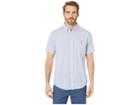 U.s. Polo Assn. Horizontal Slub Stripe Button Down (wedding Blue) Men's Clothing