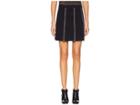Mcq Zip Skirt (black Stonewashed) Women's Skirt