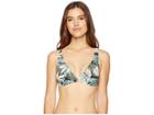 Roxy Solid Softly Love Elongated Tri Top (thyme Canopy Palm) Women's Swimwear