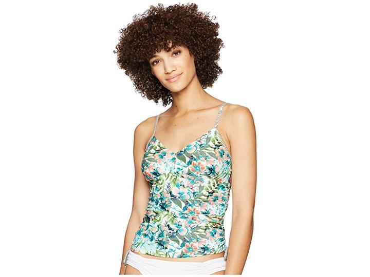 Prana Moorea Tankini (cargo Green Bali) Women's Swimwear