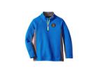 Spyder Kids Bandit 1/2 Zip Stryke Jacket (big Kids) (turkish Sea/polar/bryte Yellow) Boy's Coat
