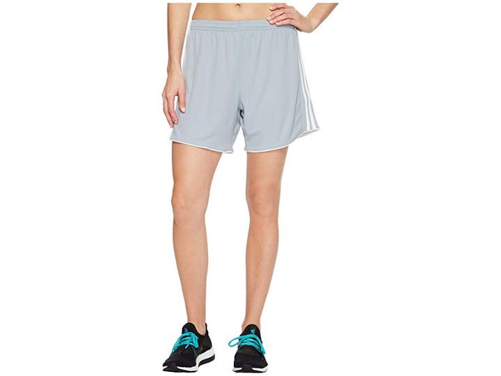 Adidas Tastigo 17 Shorts (light Grey/white) Women's Shorts