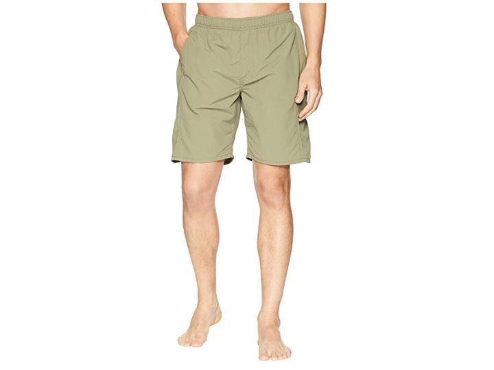 White Sierra Gold Beach Water Shorts 8 (deep Lichen Green) Men's Shorts