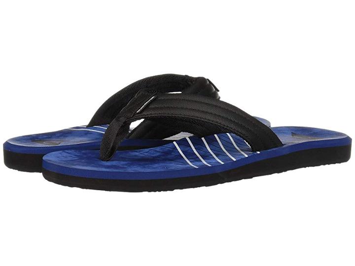 Quiksilver Carver Print (blue/blue/black) Men's Sandals
