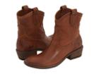 Frye Carson Shortie (cognac Full Grain Leather) Cowboy Boots