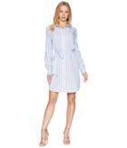 Juicy Couture Stripe Cotton Shirtdress (sushine Pinstripe) Women's Dress