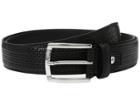 Bugatchi Donatello Textured Belt (nero) Men's Belts