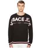 Versace Jeans Exploded Logo Sweatshirt (black) Men's Sweatshirt