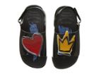 + Melissa Luxury Shoes Vivienne Westwood Mini Anglomania + Melissa Beach Slide Sandal (toddler) (black) Women's Shoes
