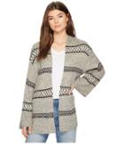 Amuse Society Lets Chill Sweater (heather Grey) Women's Sweater