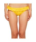 Kate Spade New York Half Moon Bay #58 Ruffle Classic Bikini Bottom (saffron) Women's Swimwear
