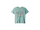 Lucky Brand Kids Short Sleeve Graphic Tee (big Kids) (teal) Boy's T Shirt