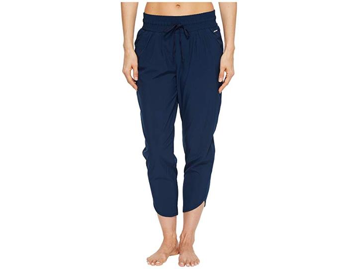 Jockey Active Swift Woven Tapered Pants (thunder Blue) Women's Casual Pants