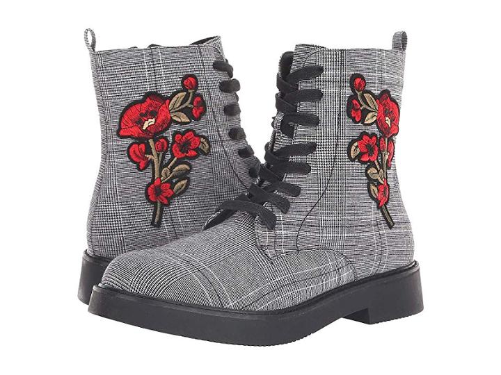 Rocket Dog Jelina (black/red Elroy/old Rose Patch) Women's Shoes