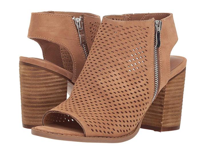 Steve Madden Abigail Heel (camel Suede) Women's Shoes