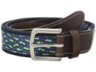 Vineyard Vines Golf Greens Canvas Club Belt (vineyard Navy) Men's Belts