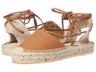 Soludos Platform Gladiator Sandal Leather (tan) Women's Sandals