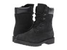 Timberland Kids 8 Waterproof Premium Boot (little Kid/big Kid) (black Nubuck) Boys Shoes