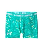 Under Armour Kids Printed Armour Shorty (big Kids) (summer Lime/absinthe Green) Girl's Shorts