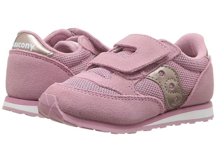 Saucony Kids Originals Jazz Hook Loop (toddler/little Kid) (metallic Pink) Girls Shoes