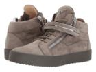 Giuseppe Zanotti May London Mid Top Sneaker (grey) Men's Lace Up Casual Shoes