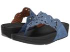 Fitflop Floratm (nubuck) (devon Blue) Women's Sandals