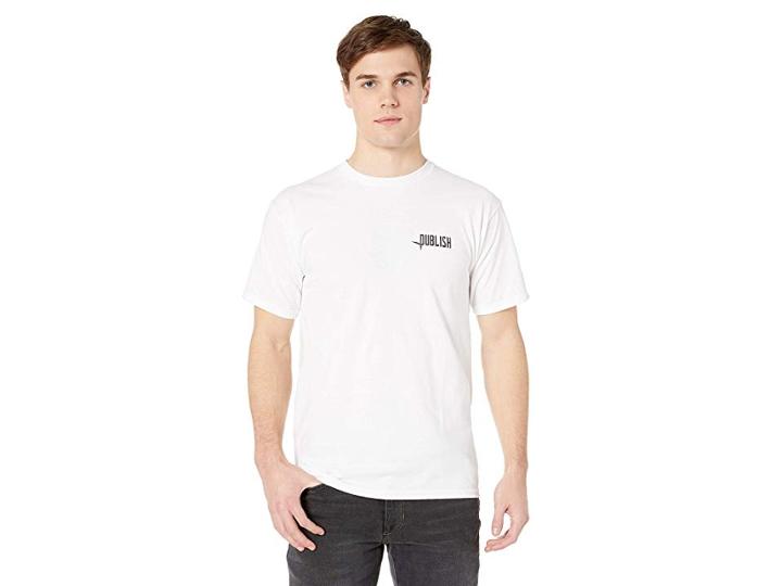 Publish Logo Knit Tee (white) Men's T Shirt