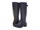 Joules Welly Print (navy Raindrops) Women's Rain Boots